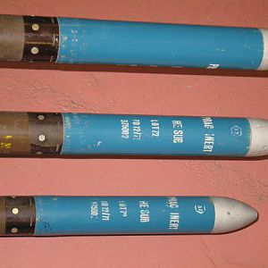 British 2 Inch Unguided Practice Rocket East Fortune Museum of Aviation 305