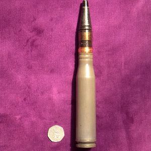 23 MM Armour Piercing Incendiary Tracer round for "ZU" gun system.