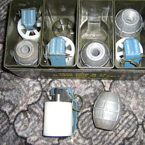 6 pack M-72 practice grenades