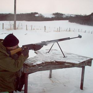 Me firing a Russian PTRS-41