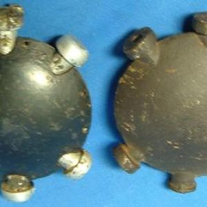 m1913 German defensive discus grenade and m1913 completely hollow German practice defensive discus g