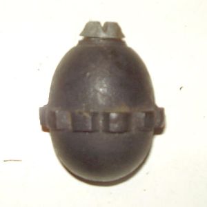 m1917 German egg grenade with large teeth