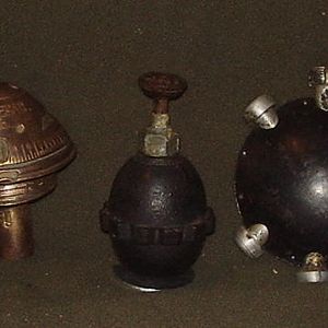 German WW1 Dopp Z/c91 fuze - m1917 German egg grenade with m1916 percussion igniter - m1913 German d