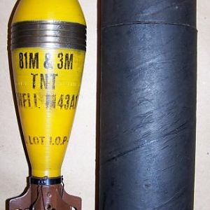 Us M43a1 81mm Mortar / M52 Fuze