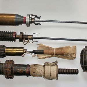 the first 5 Numbered british grenades