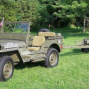 1942 Willys MB and M3 37mm Anti-Tank Gun