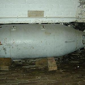 1000 lb bomb dropped on Naarden (Holland)