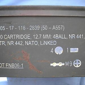 Belgian M2A1 50cal