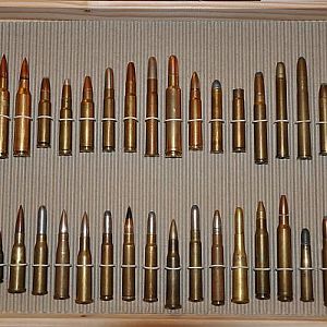 rifle cartridges 7.9 x 57R dutch up to .375 H&H magnum