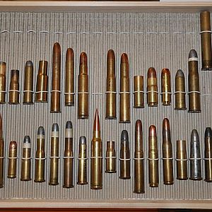 rifle cartridges .375 Flanged Mag. NE up to .585 Nyatti