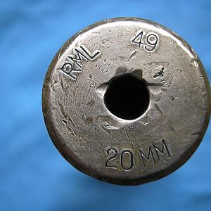 MkI 20mm Hispano drill round