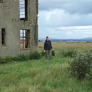 WW2 RAF TAIN  found a few old empty 20mm hispano cases