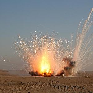 White Phosphorus Shot, Kuwait,2009