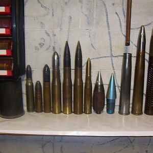 Smaller artillery rounds