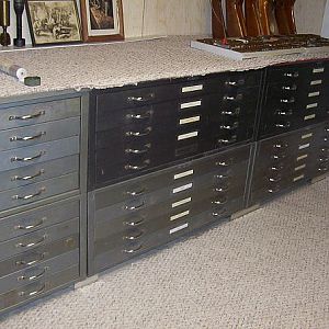 Blue Print Drawers