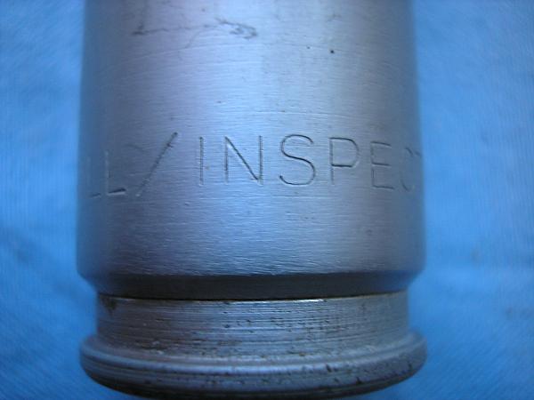 20mm Hispano Mk3 Drill/inspectors round