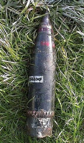 25 Pdr Smoke BE but used for Leaflets