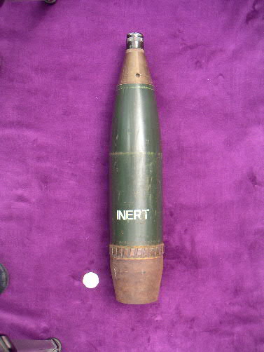 25 Pounder High Explosive (HE) Fuzed with Replica Fuze Number 117