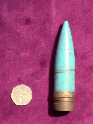 27 MM Mauser Practice projectile.