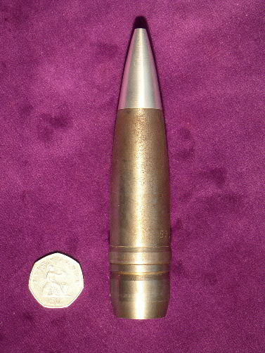 30 MM Hispano Practice Tracer projectile.