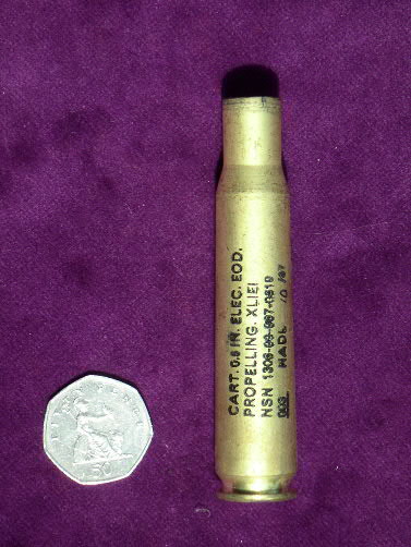 .50" Browning Cartridge electric Propelling XL1E1 EOD
The cartridge used for the water disrupt