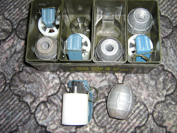 6 pack M-72 practice grenades