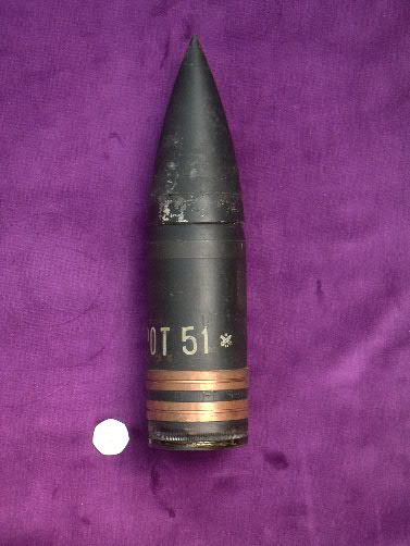 75mm Armour Piercing Capped ballistic Cap-Tracer.