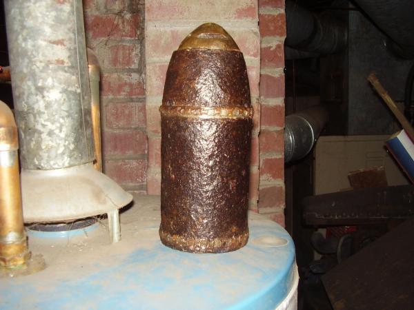 9cm German Shell