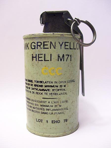 Belgium M71 Smoke gren, Heli