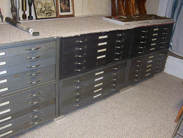 Blue Print Drawers