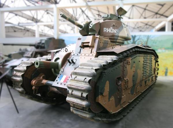 French Char B1 Bis At Saumur