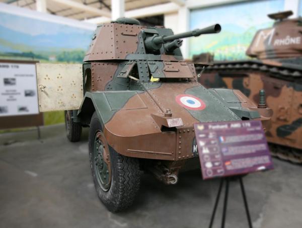 French Panhard Amd-178 At Saumur