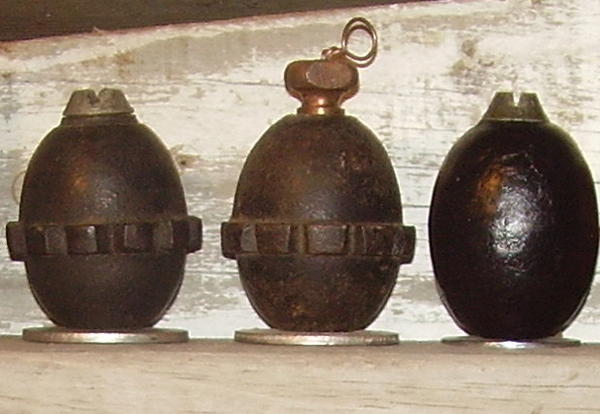 German m1917 egg grenades WW1