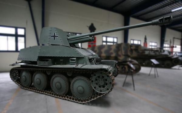 German Marder III At Saumur