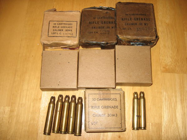 Grenade cartridges Cal. .30 M3