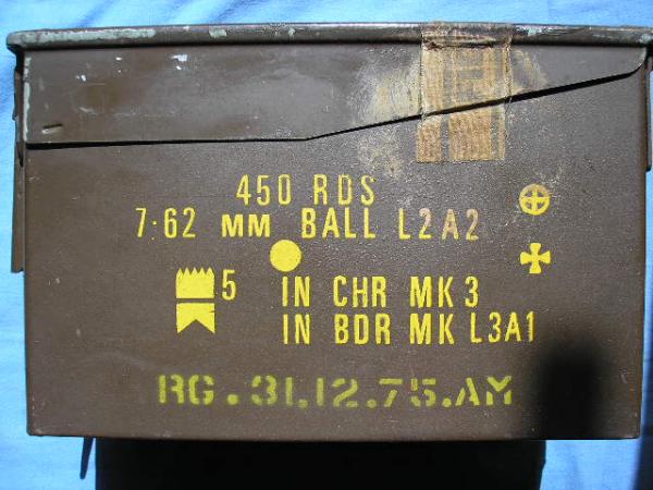 H83 Mk2 7.62mm ball in chargers