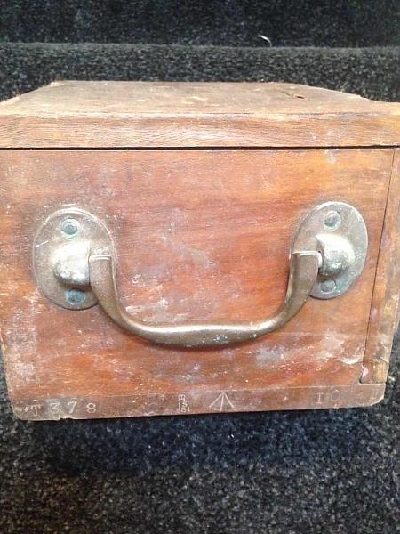 HELP IDENTIFY Wooden Military Box