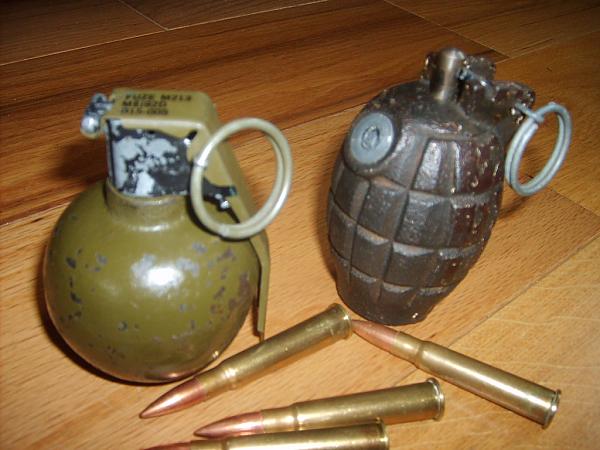 ISRAELI MILLS, BASEBALL GRENADE