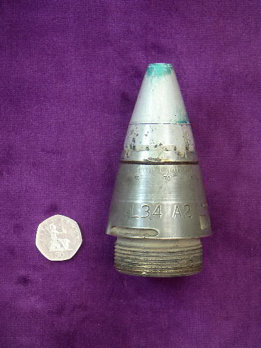 L34A1 Mechanical Time Fuze as fitted to 105 MM GFD / How Smoke shells.