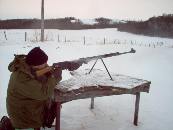 Me firing a Russian PTRS-41