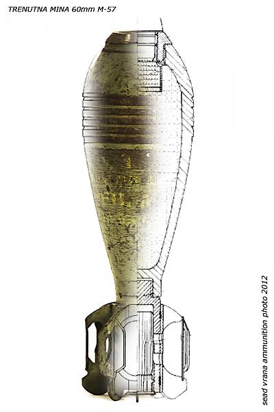 mortar round M57