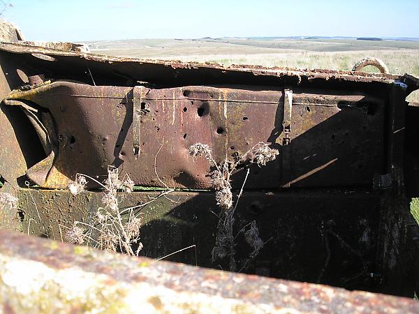 one of two 'infamous' Sherman fuel tanks
