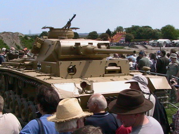 Panzer 3 with extra armour in afrika paint work