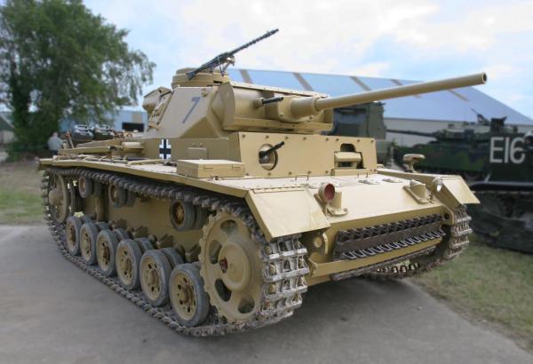 Panzer III Parked Outside The Arena