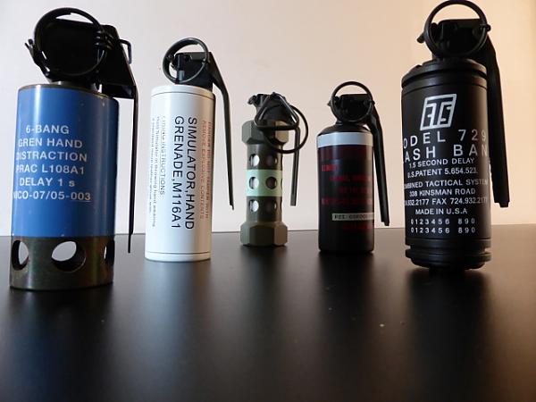 Stun grenades