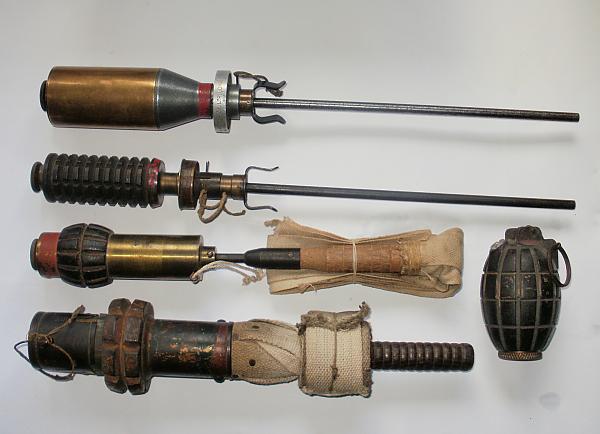 the first 5 Numbered british grenades