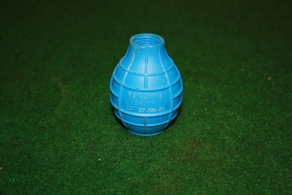 This grenade was manufactured in Germany for the Norwegian Army.
The DM78 is the practice version o