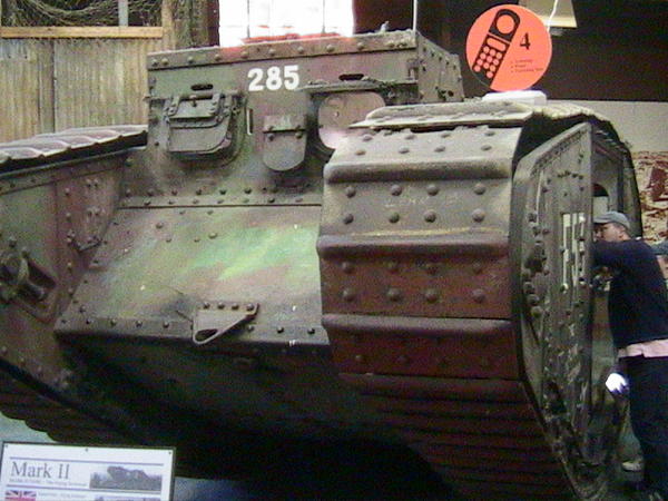 WW1 TANK PROTO TYPE  MODEL that saw action by mistake and has the wounds to prove it !