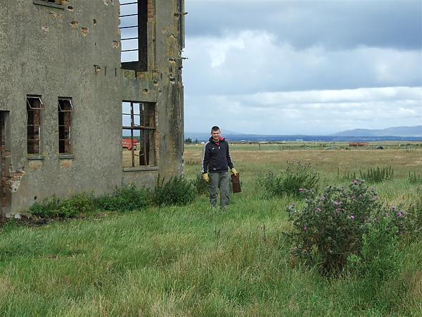 WW2 RAF TAIN  found a few old empty 20mm hispano cases